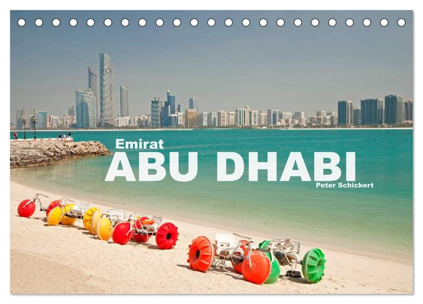 Emirat Abu Dhabi (Tischkalender 2027 DIN A5 quer) CALVENDO Monatskalender