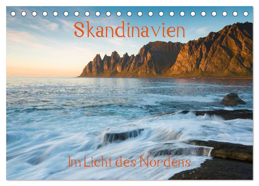 Skandinavien - Im Licht des Nordens (Tischkalender 2027 DIN A5 quer) CALVENDO Monatskalender