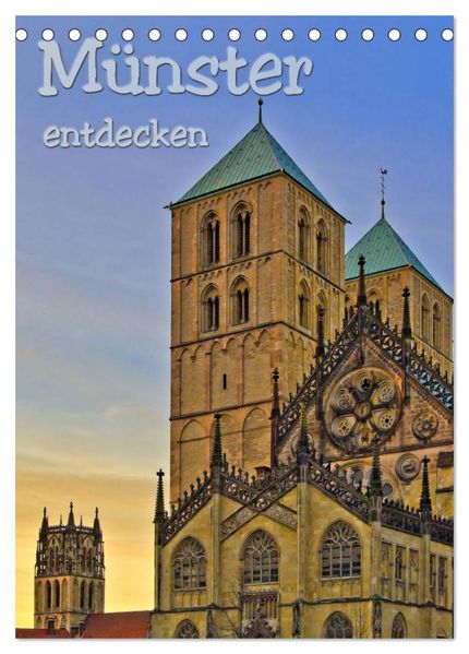 Münster entdecken (Tischkalender 2027 DIN A5 hoch) CALVENDO Monatskalender
