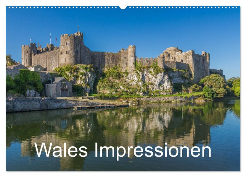 Wales Impressionen (Wandkalender 2027 DIN A2 quer) CALVENDO Monatskalender