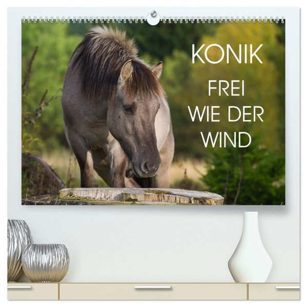 Konik - Frei geboren (hochwertiger Premium Wandkalender 2027 DIN A2 quer) Kunstdruck in Hochglanz