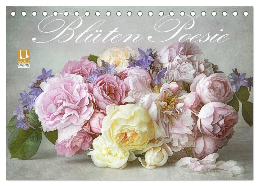 Blüten Poesie (Tischkalender 2027 DIN A5 quer) CALVENDO Monatskalender