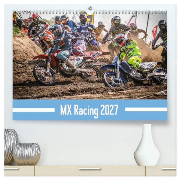 MX Racing 2027 (hochwertiger Premium Wandkalender 2027 DIN A2 quer) Kunstdruck in Hochglanz