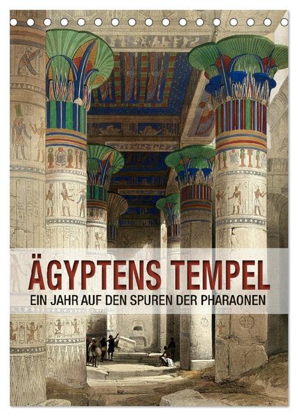 Ägyptens Tempel (Tischkalender 2027 DIN A5 hoch) CALVENDO Monatskalender
