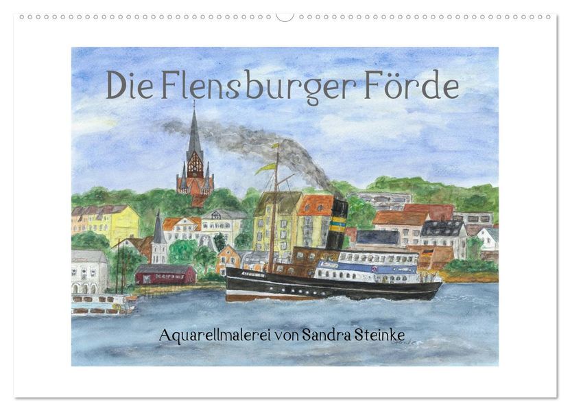 Die Flensburger Förde (Wandkalender 2027 DIN A2 quer) CALVENDO Monatskalender