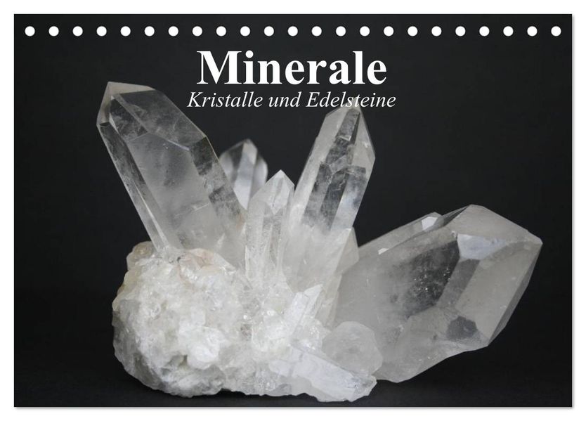 Minerale. Kristalle und Edelsteine (Tischkalender 2027 DIN A5 quer) CALVENDO Monatskalender