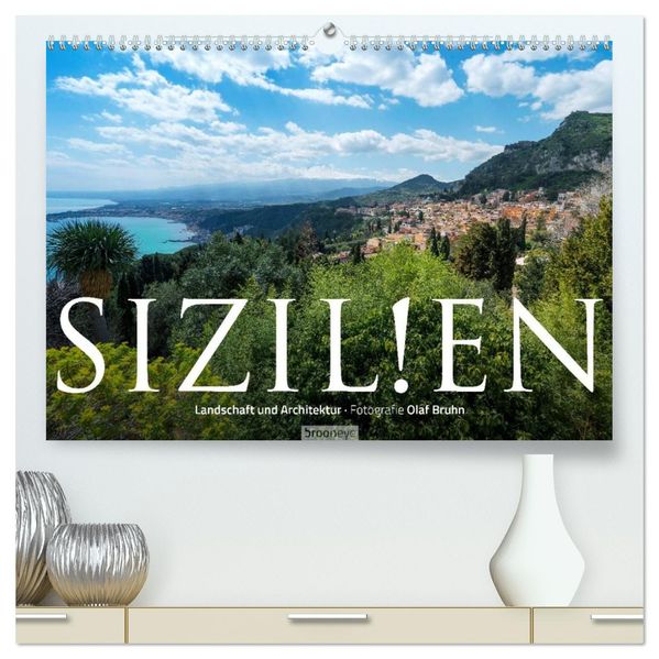 Sizilien - Landschaft und Architektur (hochwertiger Premium Wandkalender 2027 DIN A2 quer) Kunstdruck in Hochglanz