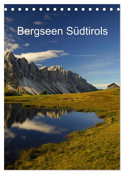 Bergseen Südtirols (Tischkalender 2027 DIN A5 hoch) CALVENDO Monatskalender