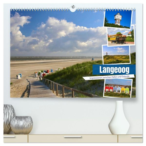 Langeoog 2027. Impressionen zwischen Hafen und Ostende (hochwertiger Premium Wandkalender 2027 DIN A2 quer) Kunstdruck in Hochglanz