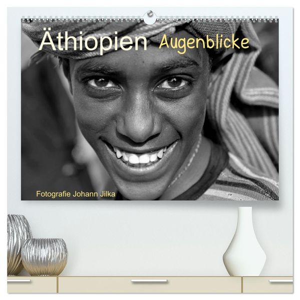 Äthiopien Augenblicke (hochwertiger Premium Wandkalender 2027 DIN A2 quer) Kunstdruck in Hochglanz