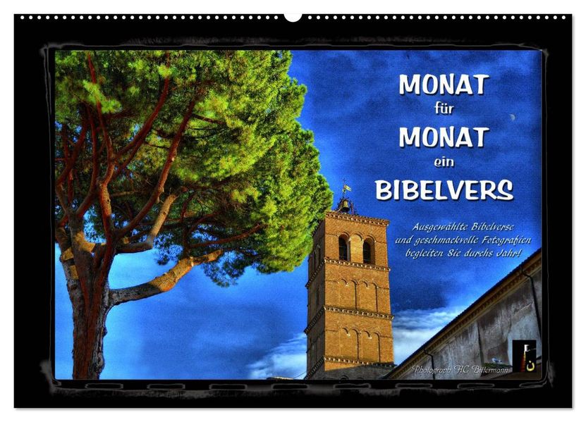 Monat für Monat ein Bibelvers (Wandkalender 2027 DIN A2 quer) CALVENDO Monatskalender