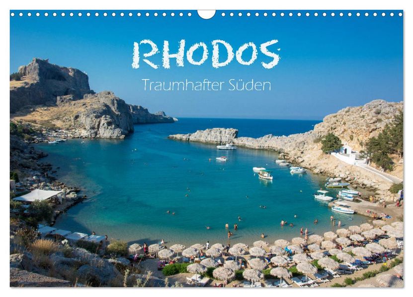 Rhodos - Traumhafter Süden (Wandkalender 2027 DIN A3 quer) CALVENDO Monatskalender