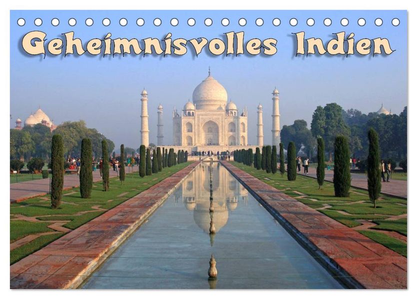 Geheimnisvolles Indien (Tischkalender 2027 DIN A5 quer) CALVENDO Monatskalender