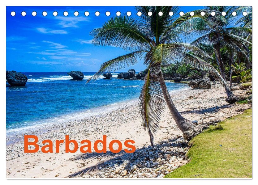 Barbados (Tischkalender 2027 DIN A5 quer) CALVENDO Monatskalender
