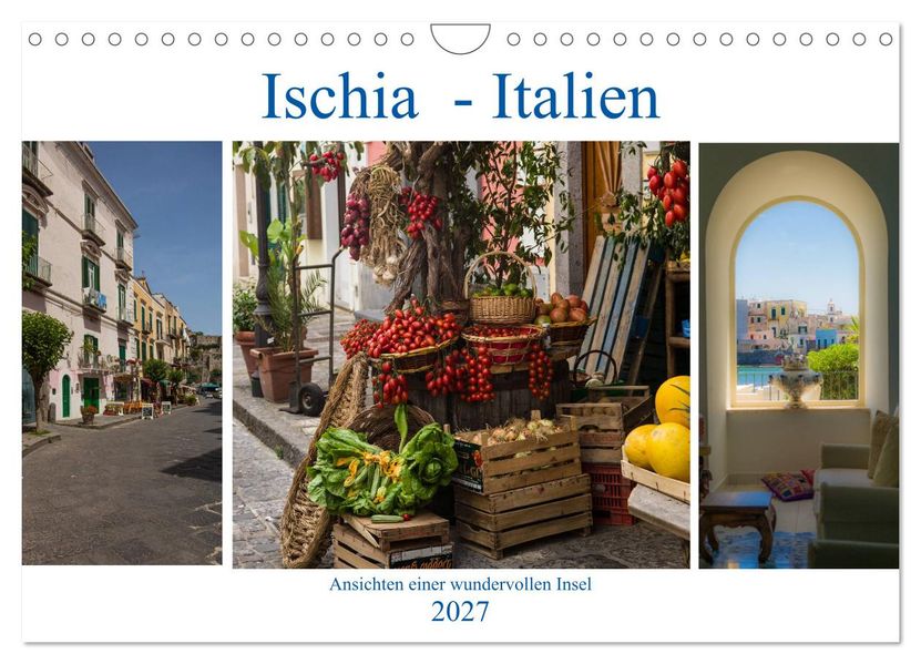 Ischia - Italien (Wandkalender 2027 DIN A4 quer) CALVENDO Monatskalender