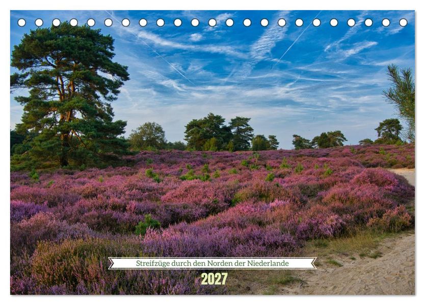 Streifzüge durch den Norden der Niederlande (Tischkalender 2027 DIN A5 quer) CALVENDO Monatskalender