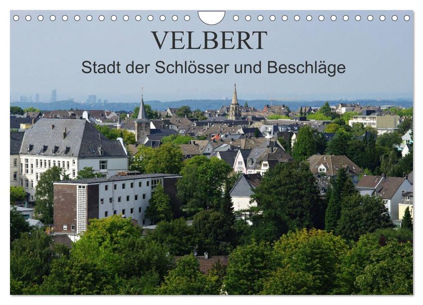 Velbert - Stadt der Schlösser und Beschläge (Wandkalender 2027 DIN A4 quer) CALVENDO Monatskalender