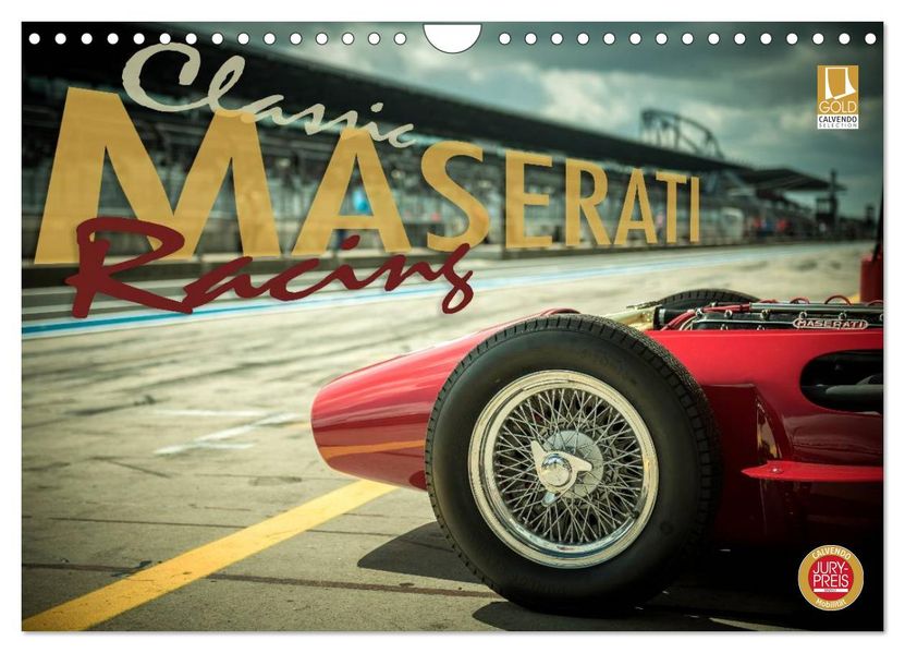Classic Maserati Racing (Wandkalender 2027 DIN A4 quer) CALVENDO Monatskalender