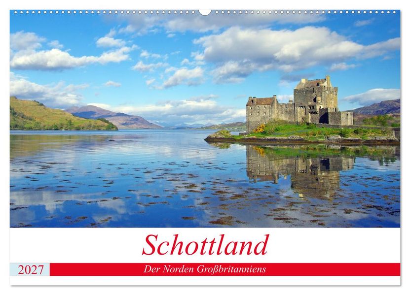 Schottland - Der Norden Großbritanniens (Wandkalender 2027 DIN A2 quer) CALVENDO Monatskalender