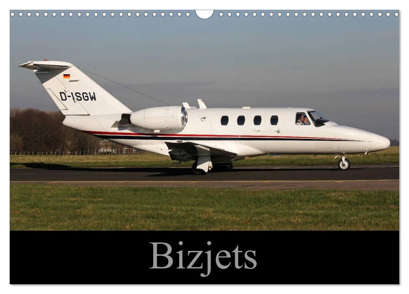 Bizjets (Wall Calendar 2027 DIN A3 landscape) CALVENDO 12 Month Wall Calendar