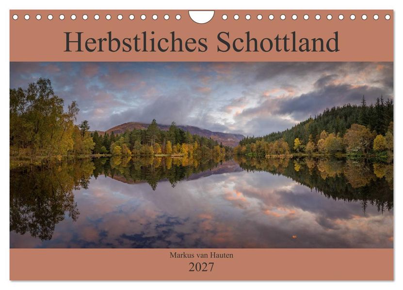Herbstliches Schottland (Wandkalender 2027 DIN A4 quer) CALVENDO Monatskalender