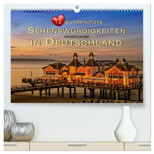 12 wunderschöne Sehenswürdigkeiten in Deutschland (hochwertiger Premium Wandkalender 2027 DIN A2 quer) Kunstdruck in Hochglanz