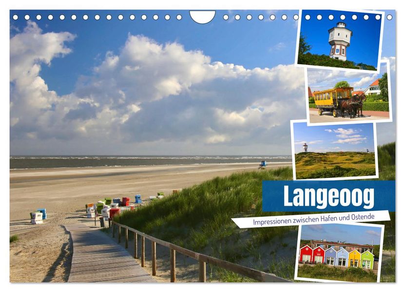 Langeoog 2027. Impressionen zwischen Hafen und Ostende (Wandkalender 2027 DIN A4 quer) CALVENDO Monatskalender