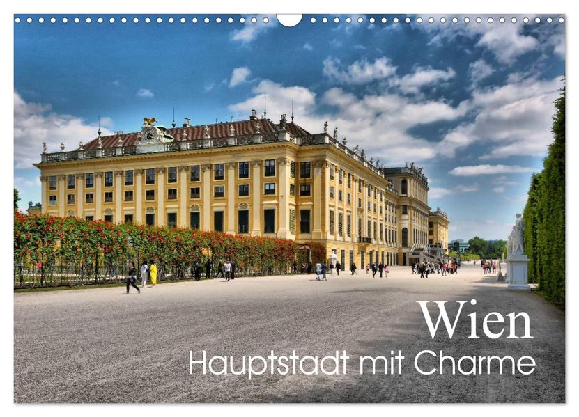 Wien - Haupstadt mit Charme (Wandkalender 2027 DIN A3 quer) CALVENDO Monatskalender