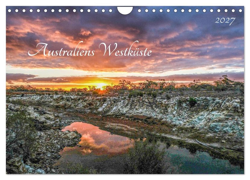 Australiens Westküste (Wandkalender 2027 DIN A4 quer) CALVENDO Monatskalender
