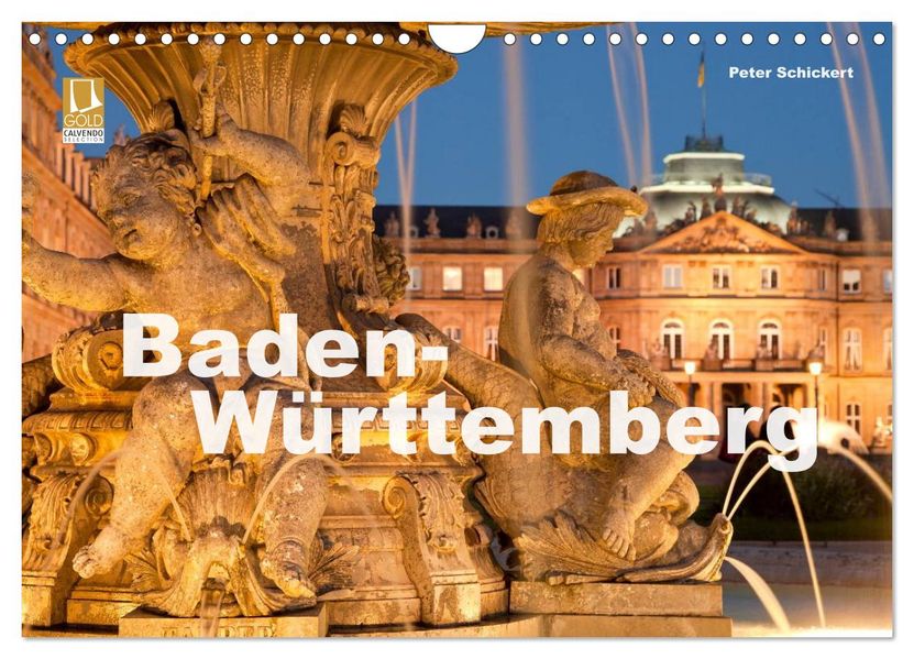 Baden-Württemberg (Wandkalender 2027 DIN A4 quer) CALVENDO Monatskalender