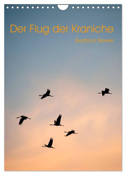 Der Flug der Kraniche (Wandkalender 2027 DIN A4 hoch) CALVENDO Monatskalender