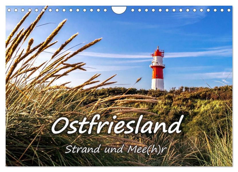 OSTFRIESLAND Strand und Mee(h)r (Wandkalender 2027 DIN A4 quer) CALVENDO Monatskalender