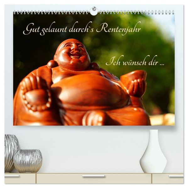 Gut gelaunt durch's Rentenjahr (hochwertiger Premium Wandkalender 2027 DIN A2 quer) Kunstdruck in Hochglanz