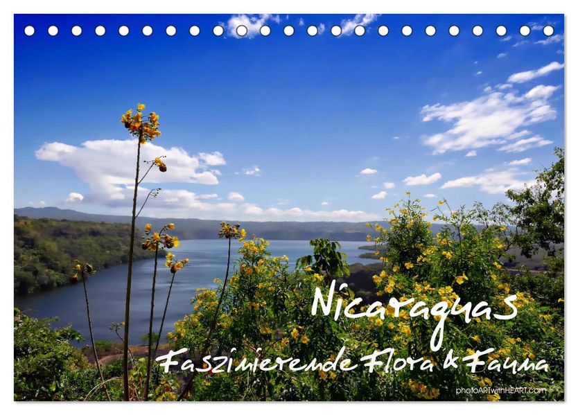 Nicaraguas faszinierende Flora & Fauna (Tischkalender 2027 DIN A5 quer) CALVENDO Monatskalender