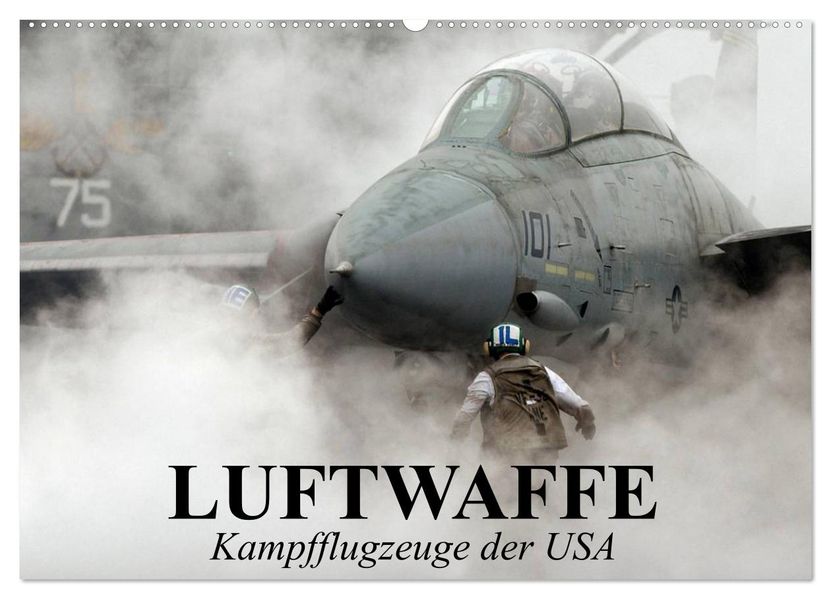 Luftwaffe. Kampfflugzeuge der USA (Wandkalender 2027 DIN A2 quer) CALVENDO Monatskalender