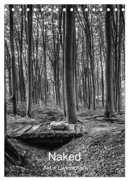 Naked: Akt + Landschaft (Tischkalender 2027 DIN A5 hoch) CALVENDO Monatskalender