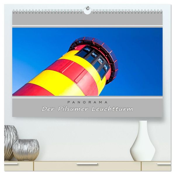 Der Pilsumer Leuchtturm (hochwertiger Premium Wandkalender 2027 DIN A2 quer) Kunstdruck in Hochglanz