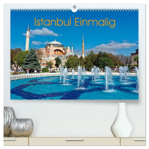 Istanbul Einmalig (hochwertiger Premium Wandkalender 2027 DIN A2 quer) Kunstdruck in Hochglanz