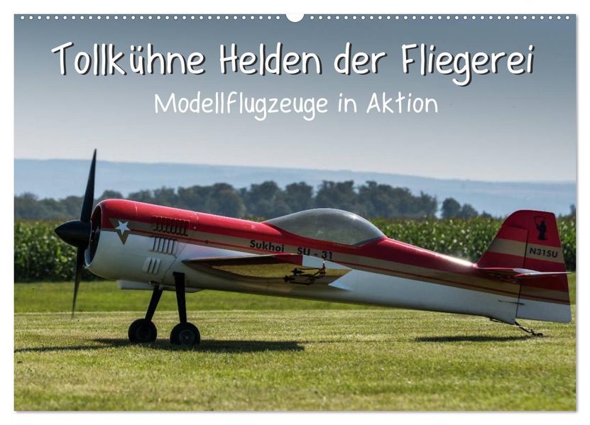 Tollkühne Helden der Fliegerei - Modellflugzeuge in Aktion (Wandkalender 2027 DIN A2 quer) CALVENDO Monatskalender
