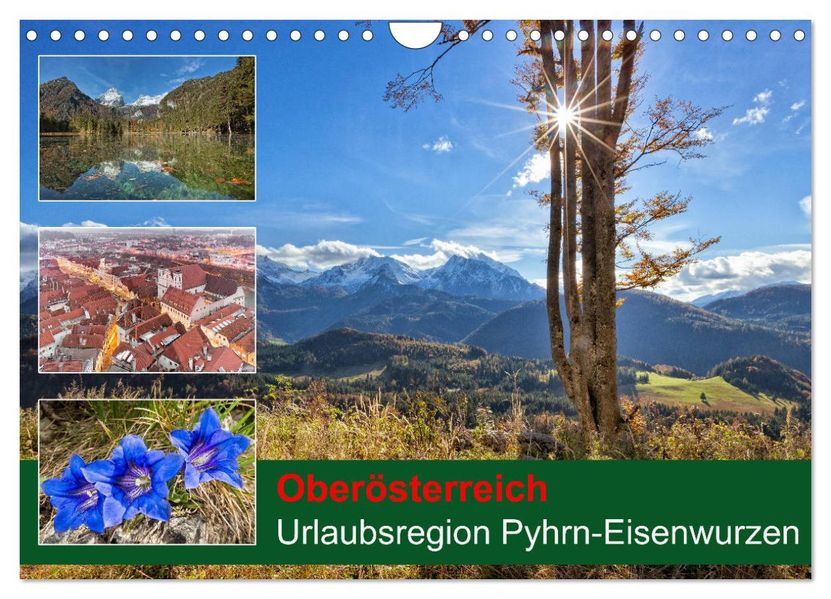 Oberösterreich Urlaubsregion Pyhrn-Eisenwurzen (Wandkalender 2027 DIN A4 quer) CALVENDO Monatskalender