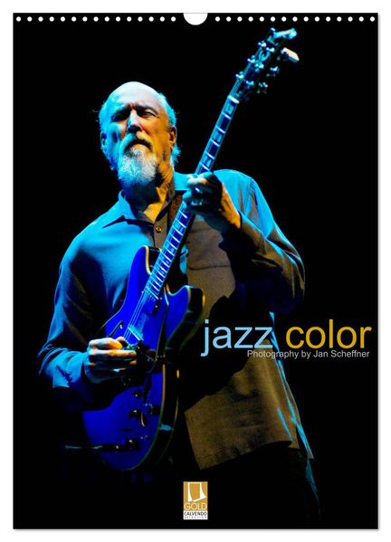 jazz color (Wandkalender 2027 DIN A3 hoch) CALVENDO Monatskalender