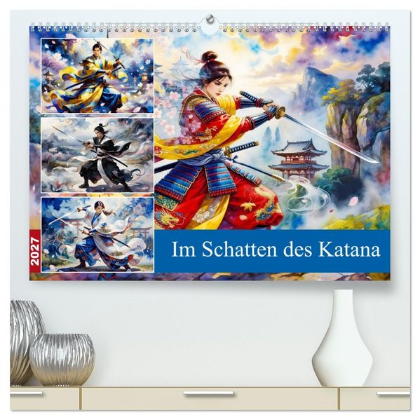 Im Schatten des Katana (hochwertiger Premium Wandkalender 2027 DIN A2 quer) Kunstdruck in Hochglanz