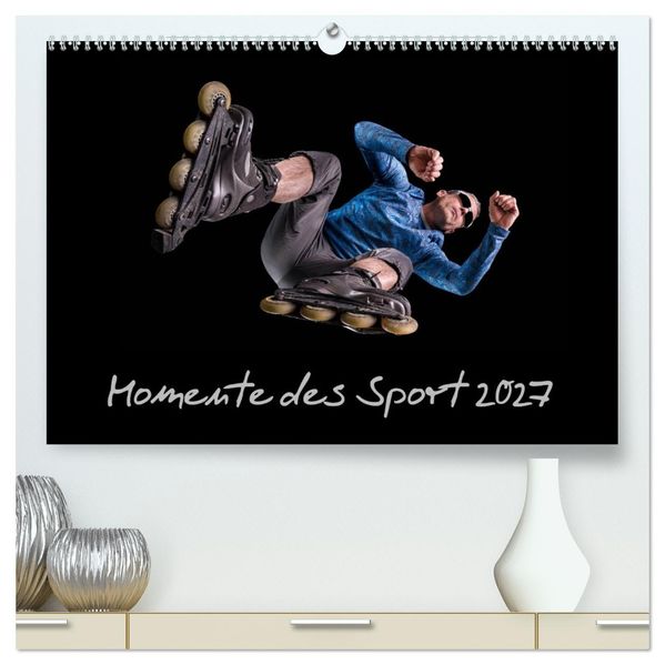 Momente des Sport (hochwertiger Premium Wandkalender 2027 DIN A2 quer) Kunstdruck in Hochglanz
