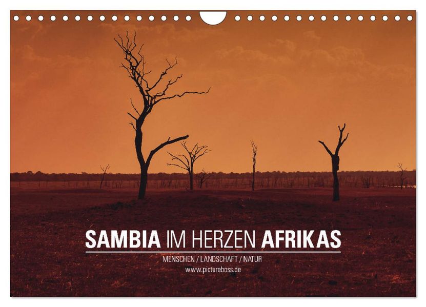 SAMBIA IM HERZEN AFRIKAS (Wandkalender 2027 DIN A4 quer) CALVENDO Monatskalender