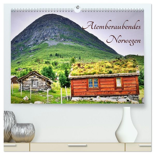 Atemberaubendes Norwegen (hochwertiger Premium Wandkalender 2027 DIN A2 quer) Kunstdruck in Hochglanz
