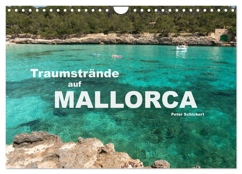 Traumstrände auf Mallorca (Wandkalender 2027 DIN A4 quer) CALVENDO Monatskalender
