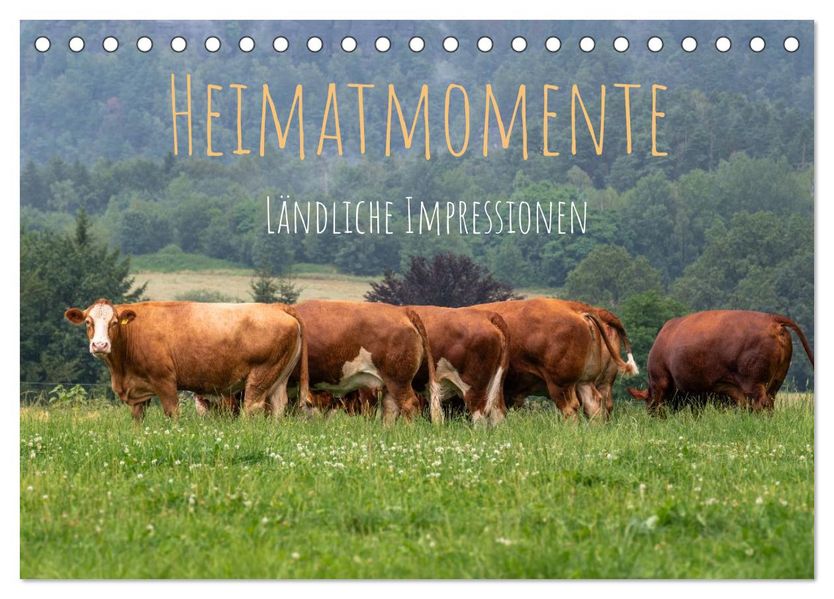 Heimatmomente - Ländliche Impressionen (Tischkalender 2027 DIN A5 quer) CALVENDO Monatskalender