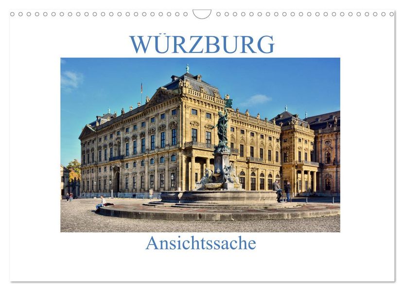 Würzburg - Ansichtssache (Wandkalender 2027 DIN A3 quer) CALVENDO Monatskalender