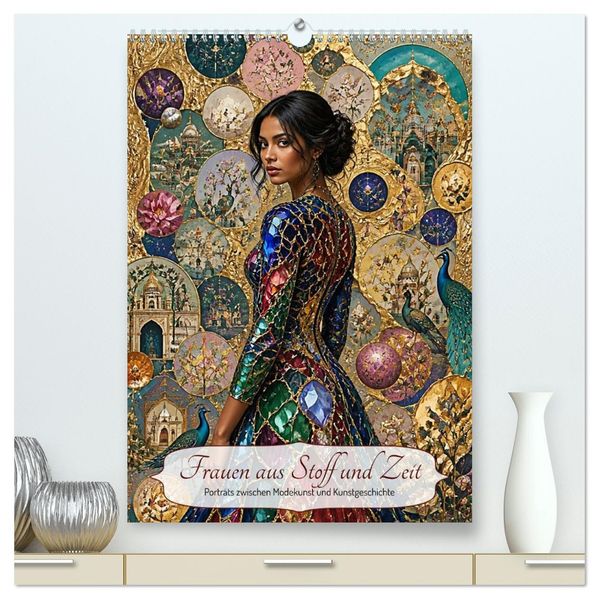 Frauen aus Stoff und Zeit (hochwertiger Premium Wandkalender 2027 DIN A2 hoch) Kunstdruck in Hochglanz