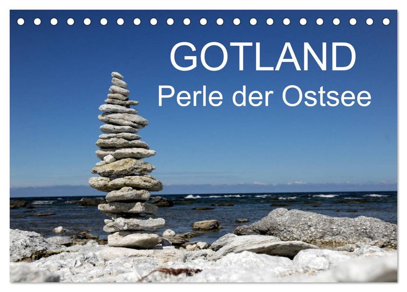 Gotland - Perle der Ostsee (Tischkalender 2027 DIN A5 quer) CALVENDO Monatskalender